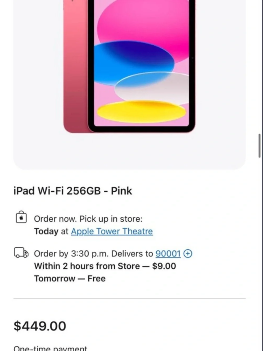 Apple iPad - Rose Pink Back Panel